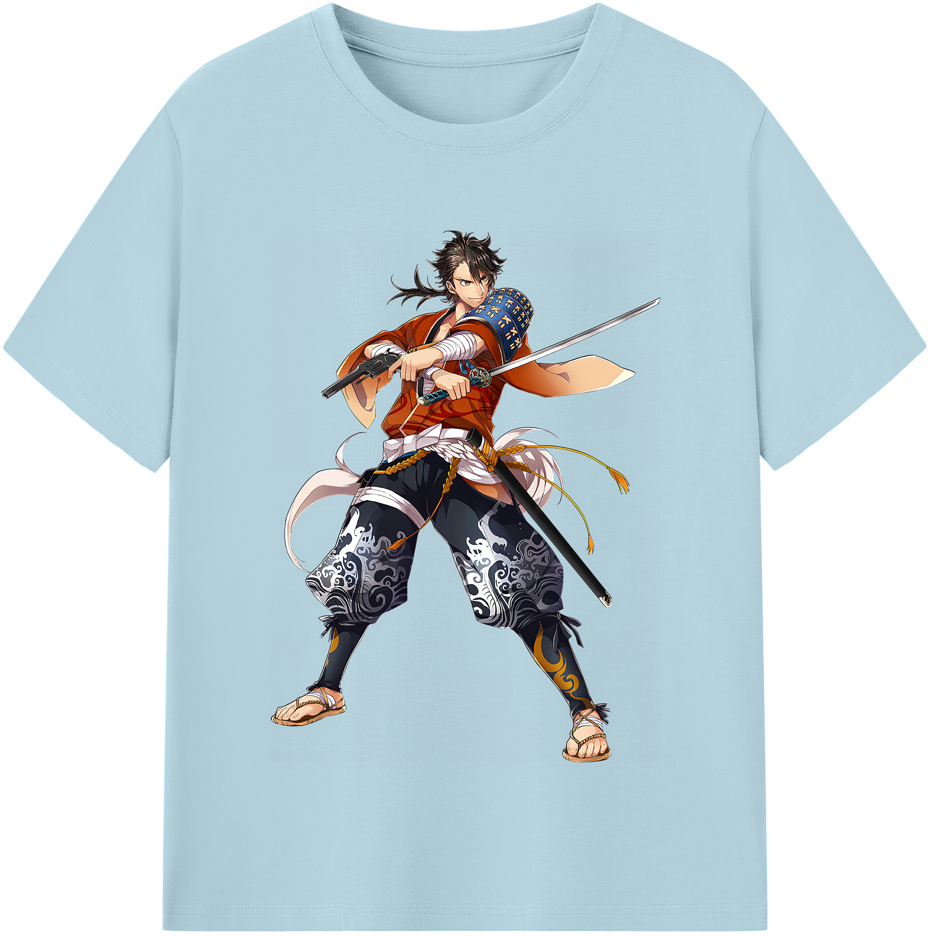 （画像用） 刀剣乱舞 Touken Ranbu 綿100％半袖Tシャツ（フロントプリント）